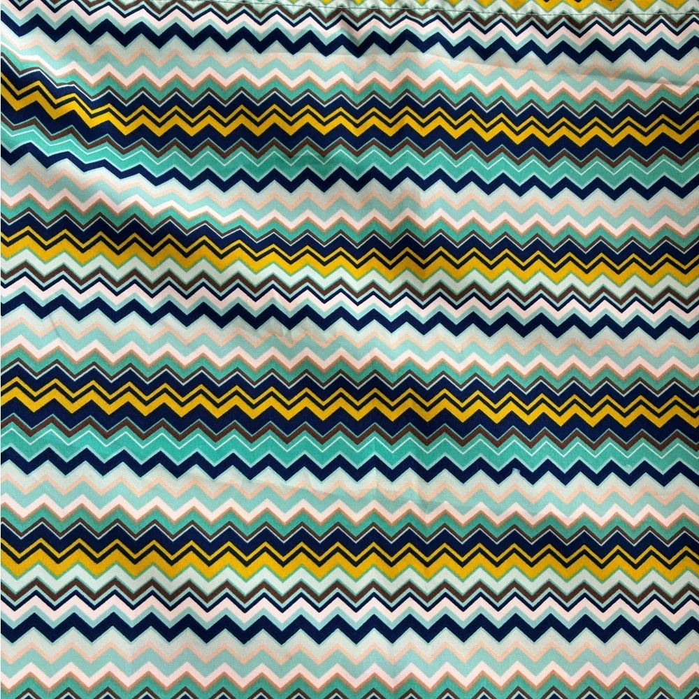Missoni for Target Multicolor Chevron Pattern Shower Curtain- RARE!
